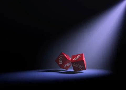 Win or Lose Revealed Stock Illustration
