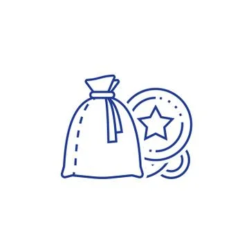 Win present, loyalty incentives, earn reward, redeem gift, perks concept, dis Stock Illustration