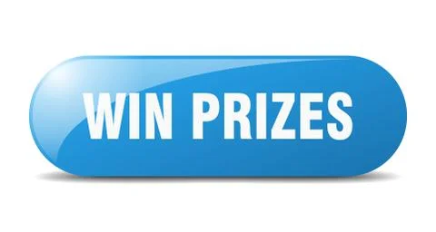 Win prizes button. win prizes sign. key. push button. Stock Illustration