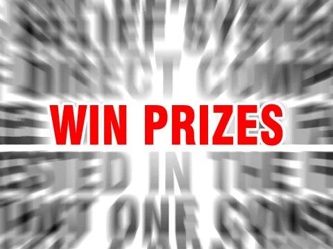 Win prizes Stock Illustration