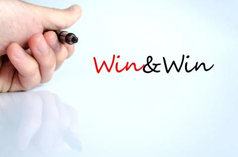 Win Text Concept 스톡 사진
