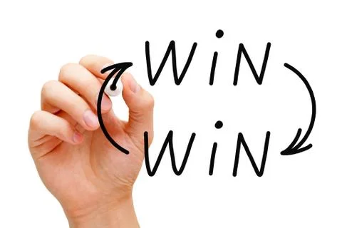 Win-win arrows concept Stock Illustration