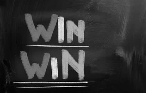 Win win concept Stockillustratie