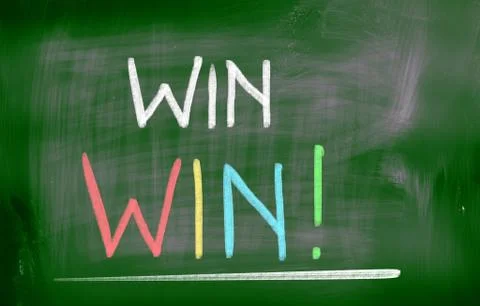 Win win concept Stock Illustration