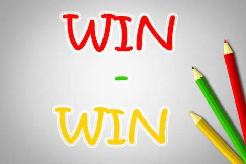 Win win concept Stock Illustration