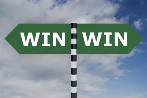 Win Win concept 스톡 일러스트