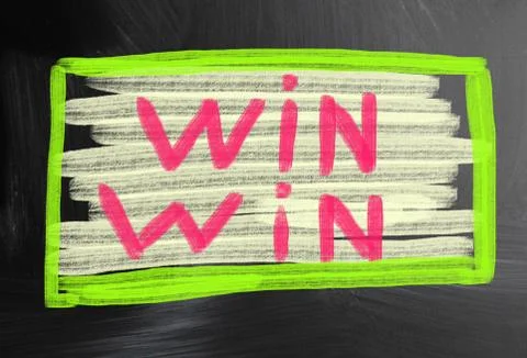 Win win concept 写真素材