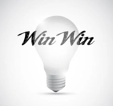 Win win idea concept illustration design Stock Illustration