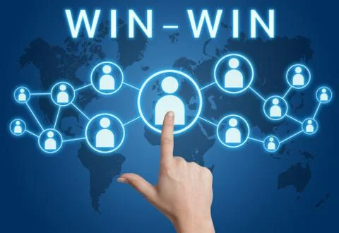 Win-win Stock Illustration