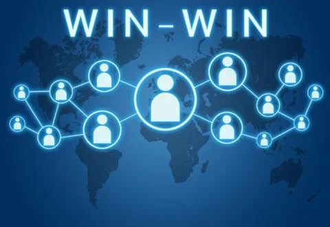 Win-win Stock Illustration