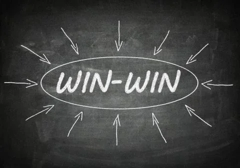 Win-win Stock Illustration