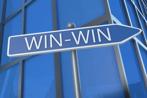 Win-Win Stock Illustration