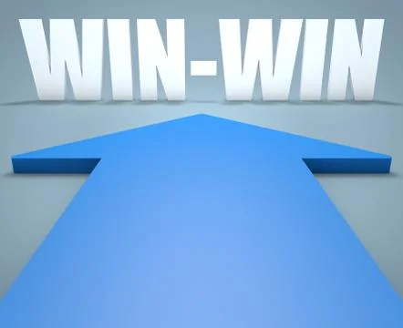 Win-Win Stock Illustration