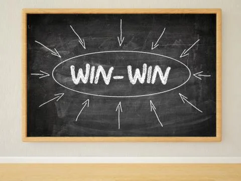 Win-Win Stock Illustration