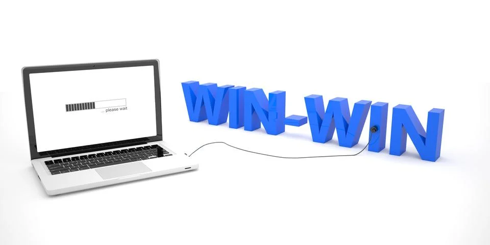 Win-win Stock Illustration