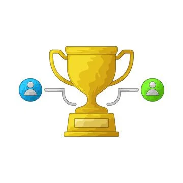 Win win illustration 스톡 일러스트