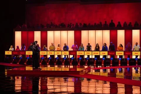 'Win Win with People's Postcode Lottery' TV Show, Series 1, Episode 5 UK  - 04 O Stock Photos