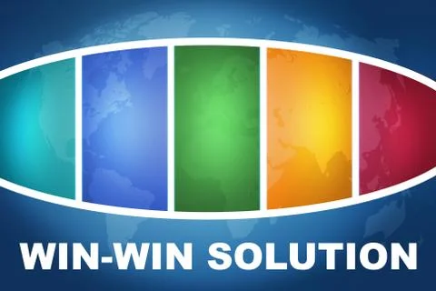 Win-win solution 스톡 일러스트