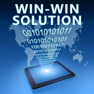 Win-win solution 스톡 일러스트