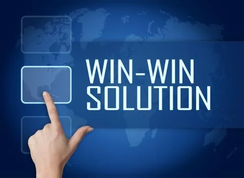 Win-Win Solution Stockillustratie