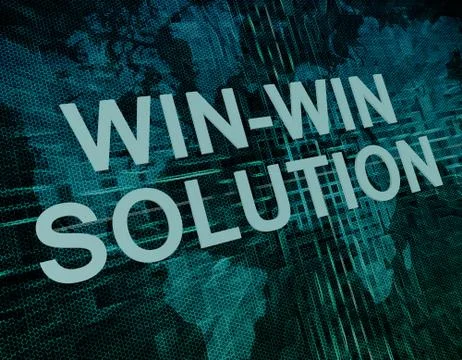 Win-Win Solution 스톡 일러스트