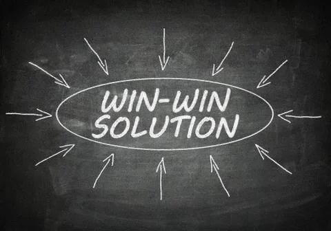 Win-Win Solution Stockillustratie