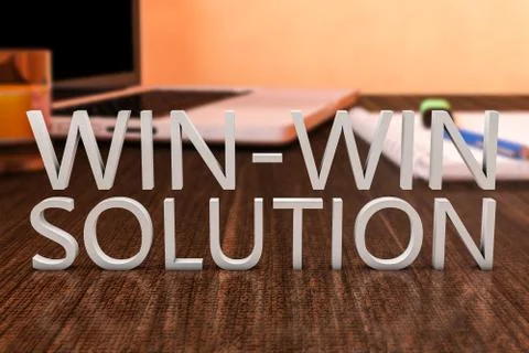 Win-Win Solution Stockillustratie