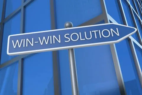 Win-Win Solution Stock Illustration