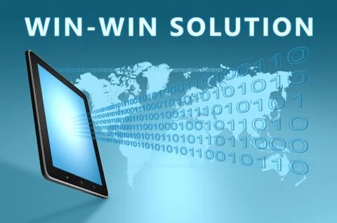 Win-Win Solution Stockillustratie