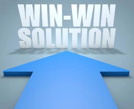 Win-Win Solution 스톡 일러스트