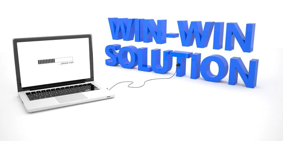 Win-Win Solution Stockillustratie