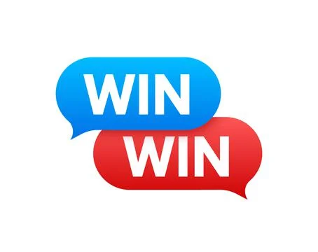Win-win strategy. Partnership, Deal. Vector stock illustration. Stock Illustration