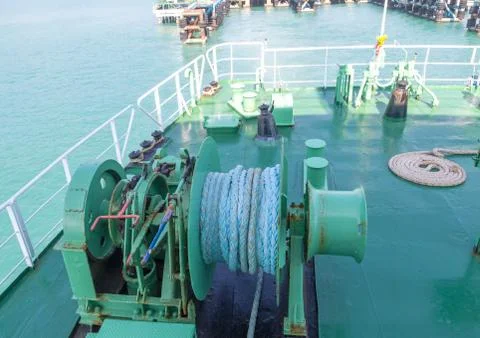 Winch anchor Stock Photos