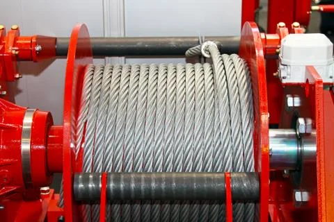 Winch coil Stock Photos