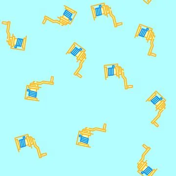 Winch handle sailing sport vector seamless pattern Illustrazione stock