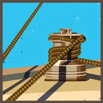 Winch Stock-Illustration