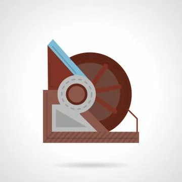 Winch vector icon flat style Stock-Illustration