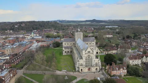 Winchester Cathedral 2 Stock Footage 185088558