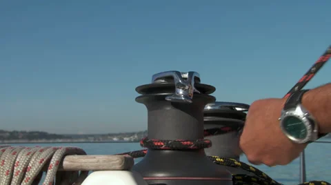 Winching ropeA Stock Footage 31867473