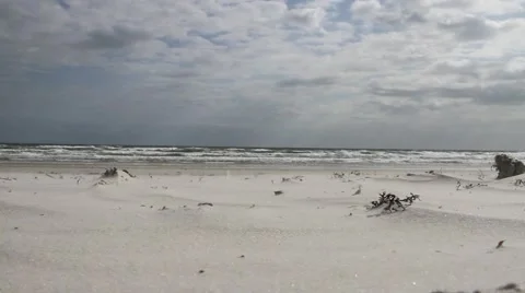 Wind Across the Beach Video stock 66290933