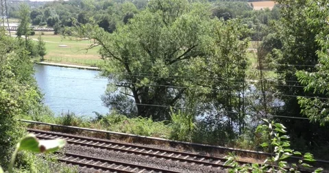 Wind across the river Stock Footage 260881712