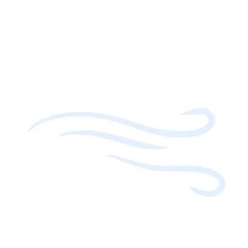 Wind. Air flow. Blue wavy line. Breeze and weather icon Stock Illustration