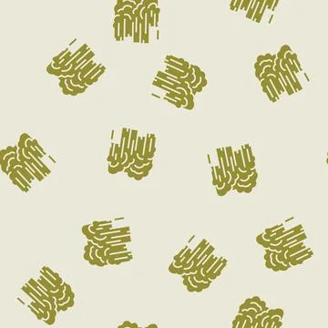 Wind air glyph seamless pattern Stock Illustration
