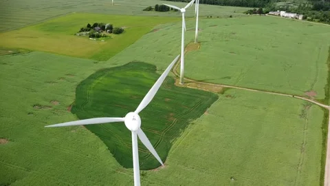 Wind air power generator 動画素材 133630156