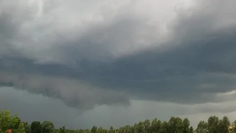 Wind and black clouds Stock Footage 311835945