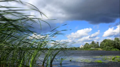 Wind and cloud Stock Footage 25844639