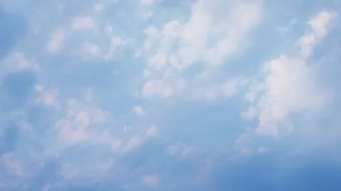 Wind and clouds in the blue sky Stock Footage 252126070