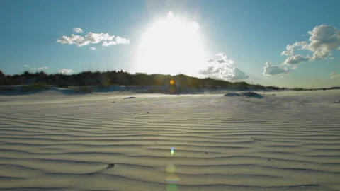 Wind And Dust at beach Stock Footage 141228225