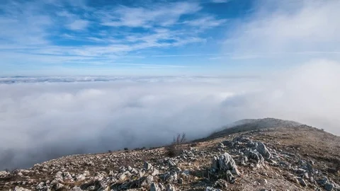 Wind and Fog Video stock 113397037