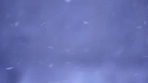 Wind And Snow On Blue Sky Background Stock Footage 44192572